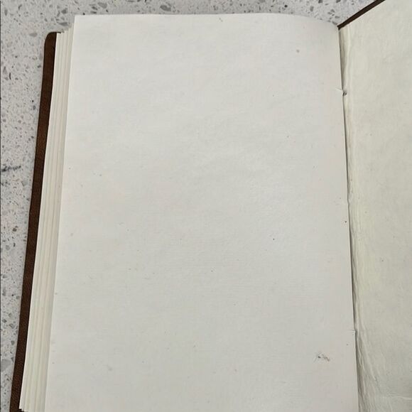 Mandela Style Brown Embossed Leather Journal - Picture 7 of 10